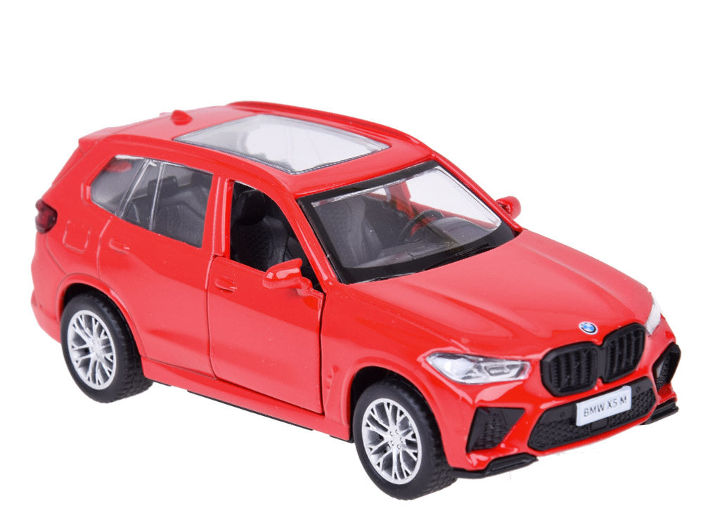 Metalinis automobilis BMW X5M 1:43, raudonas