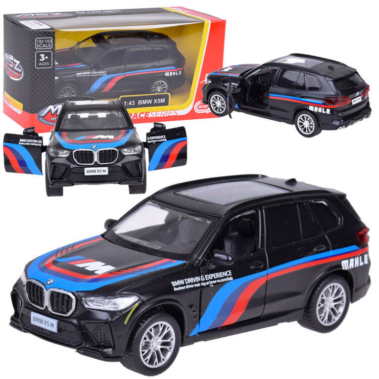 Metalinis sportinis automobilis BMW X5M 1:43, juodas
