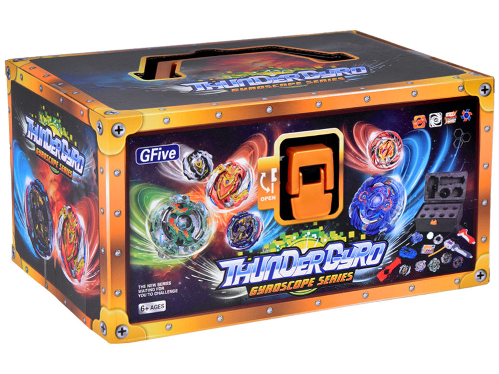 Didelis 8 sukučių paleidimo įrenginių rinkinys vaikams GYRO