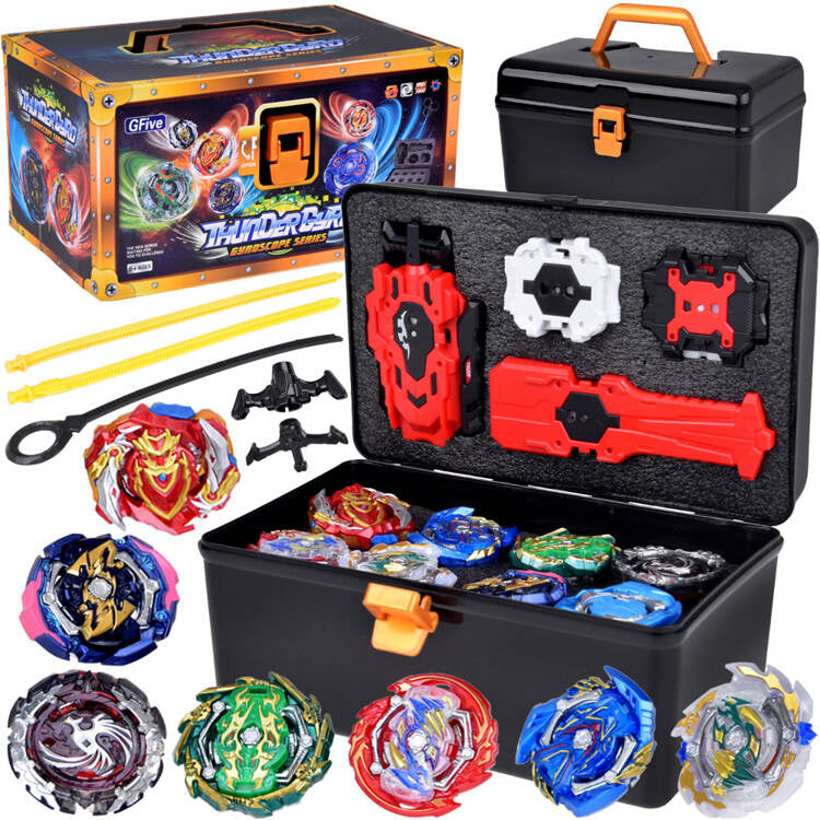 Didelis 8 sukučių paleidimo įrenginių rinkinys vaikams GYRO