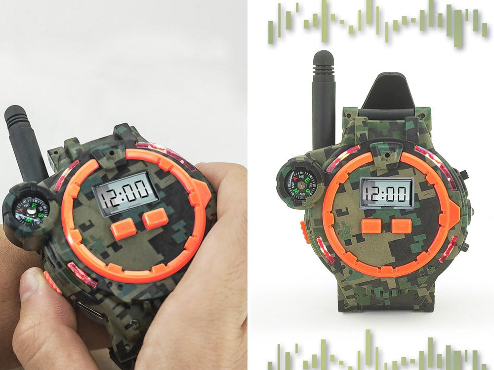 Daugiafunkcinių laikrodžių – radijo stotelių rinkinys vaikams, Walkie talkie