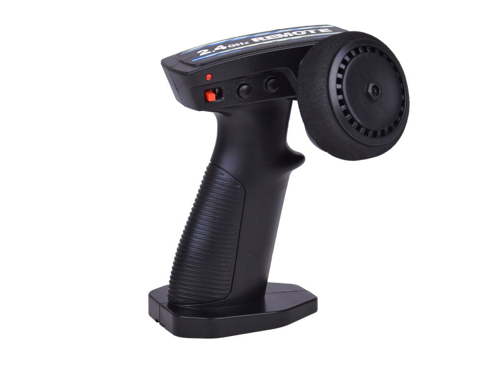 Nuotoliniu būdu valdomas sportinis „Drift Super Race“ automobilis, raudonas