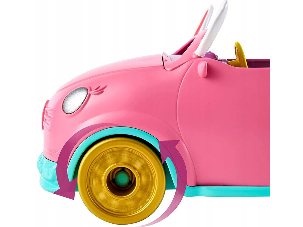 Žaislinis Bunnymobile automobilis su figūrėlėmis ir aksesuarais