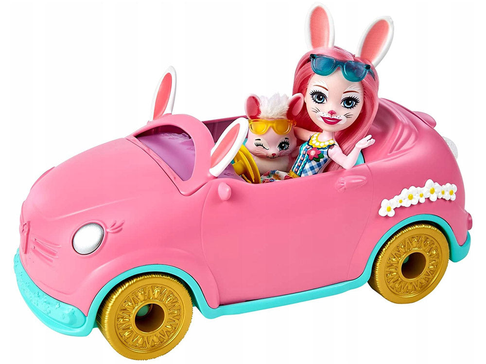Žaislinis Bunnymobile automobilis su figūrėlėmis ir aksesuarais