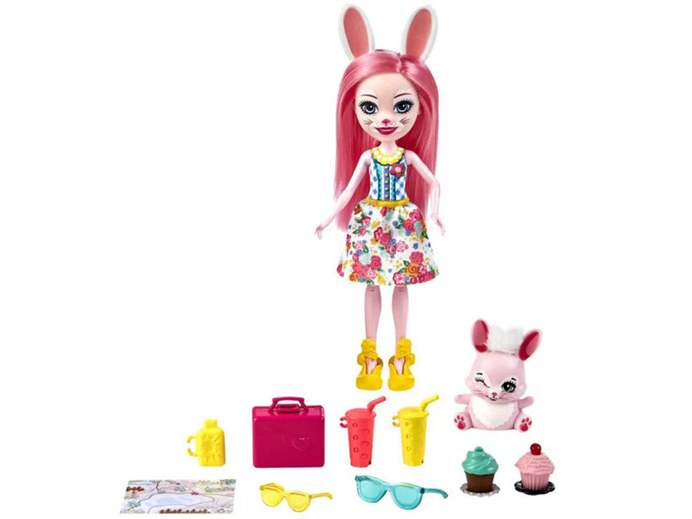 Žaislinis Bunnymobile automobilis su figūrėlėmis ir aksesuarais