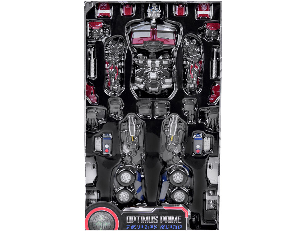 Žaislinis Hasbro Optimus Prime transformerio figūrėlė su priedais 20cm