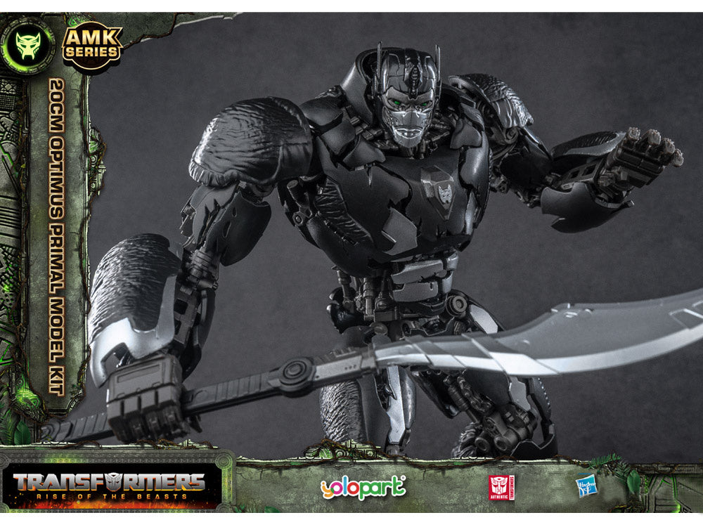 Žaislinis Hasbro Optimus Primal transformerio figūrėlė su priedais 22cm