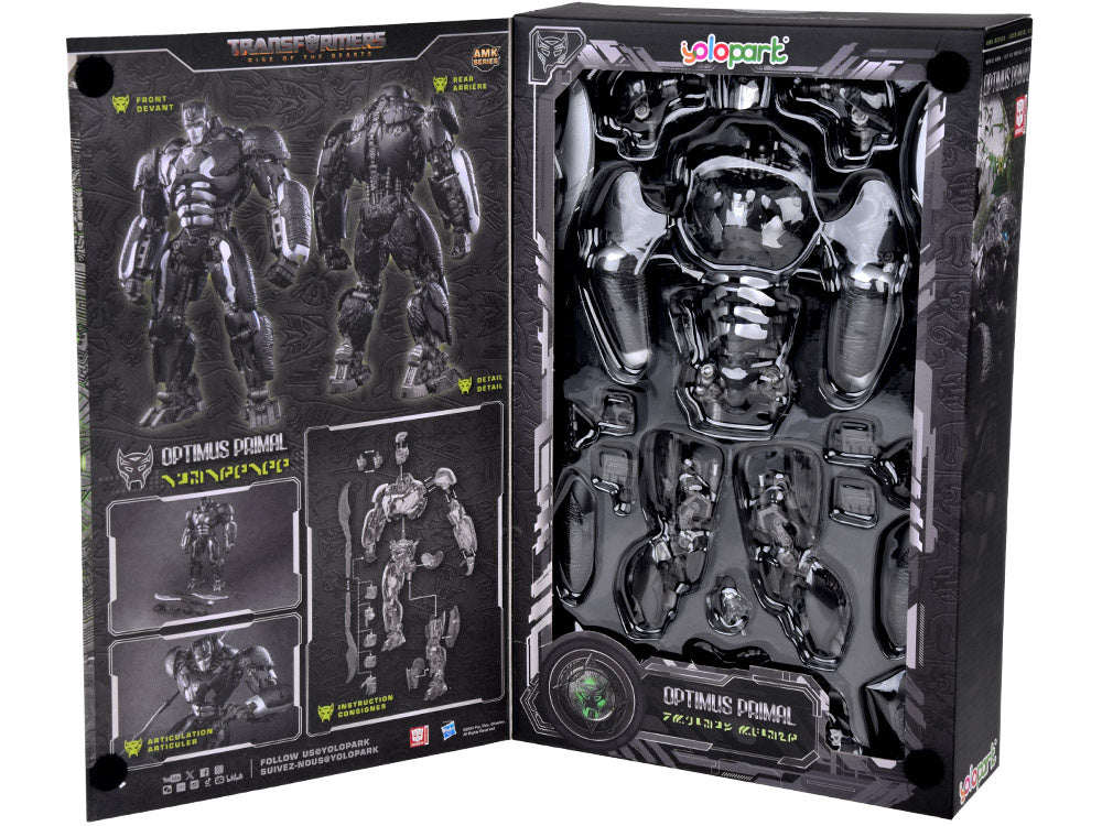 Žaislinis Hasbro Optimus Primal transformerio figūrėlė su priedais 22cm