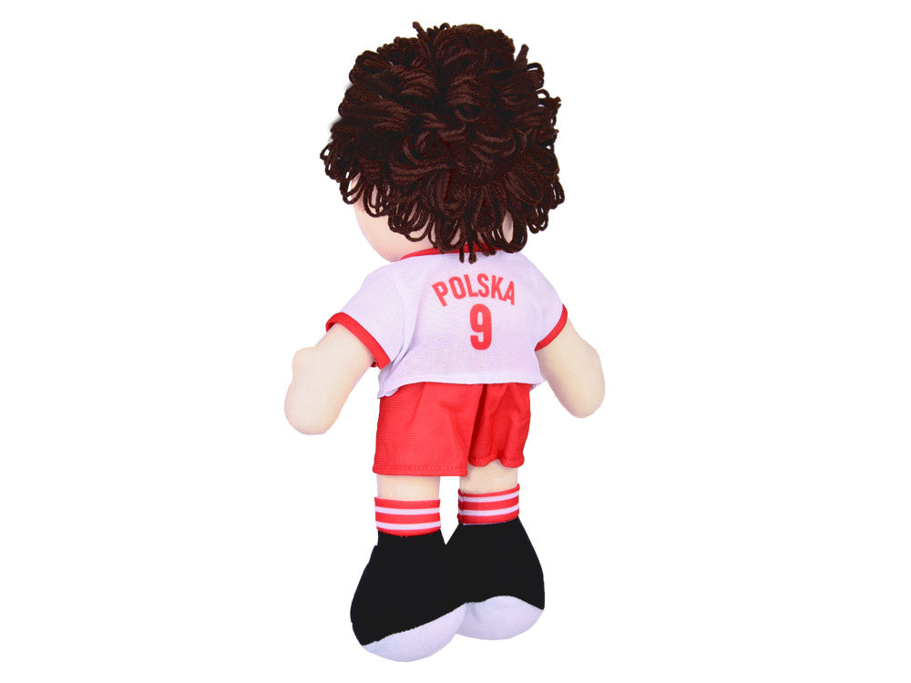 Pliušinė lėlė futbolininkas Robertas 40 cm