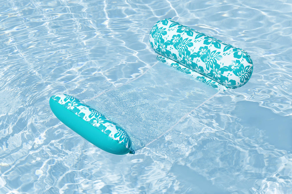 Pripučiamas plaukimo čiužinys su tinkleliniu dugnu 140x87cm, Bestway 43839