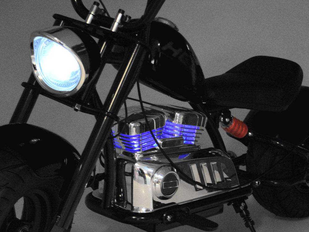 Vienvietis elektrinis motociklas vaikams iki 80 kg, juodas