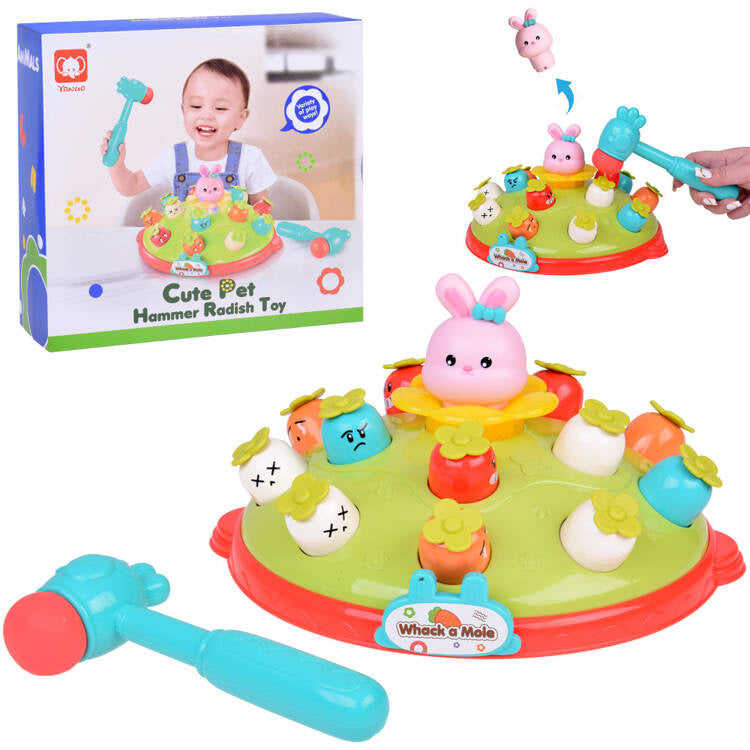 Arkadinis žaidimas vaikams „Trenk plaktuku“