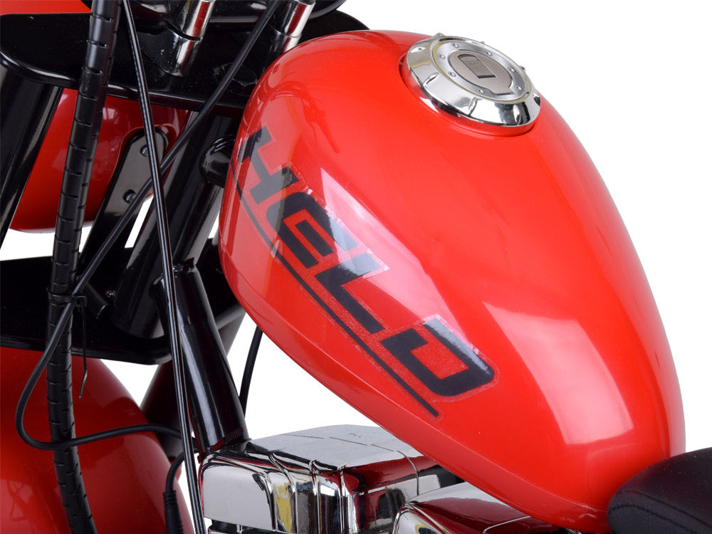 Vienvietis elektrinis motociklas vaikams iki 80 kg, raudonas