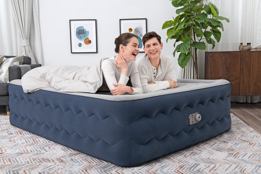 Pripučiamas dvivietis čiužinys 203x152x51cm, Bestway 6716P