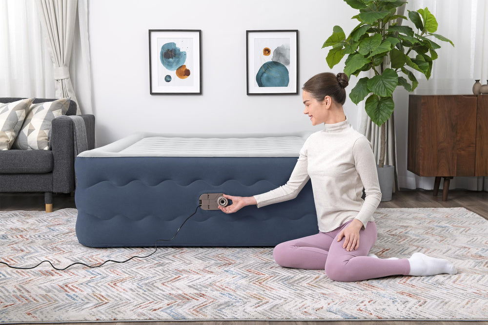 Pripučiamas dvivietis čiužinys 203x152x51cm, Bestway 6716P