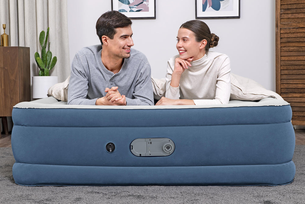 Pripučiamas dvivietis čiužinys 203x152x46cm, Bestway 67624