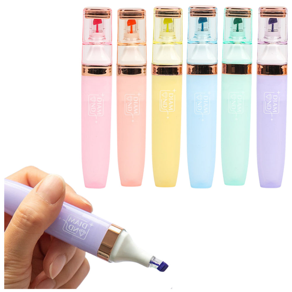 Pastelinių spalvų žymeklių rinkinys 6 vnt.