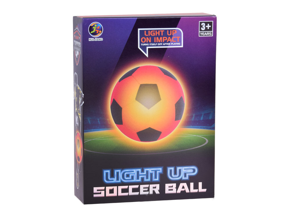Šviečiantis minkštas futbolo kamuolys, Light up