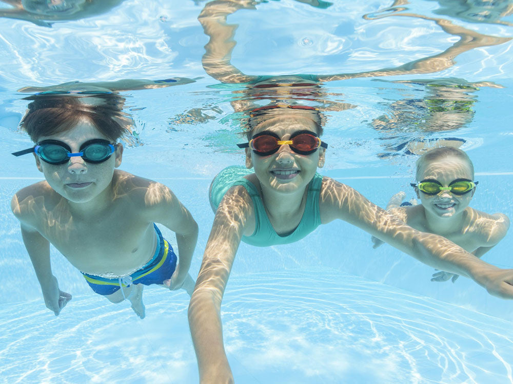 Nardymo akiniai vaikams, geltoni, Bestway