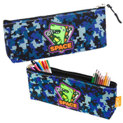 Pieštukinė vaikams „Kosminis dinozauras“ 20x8 cm, mėlynas