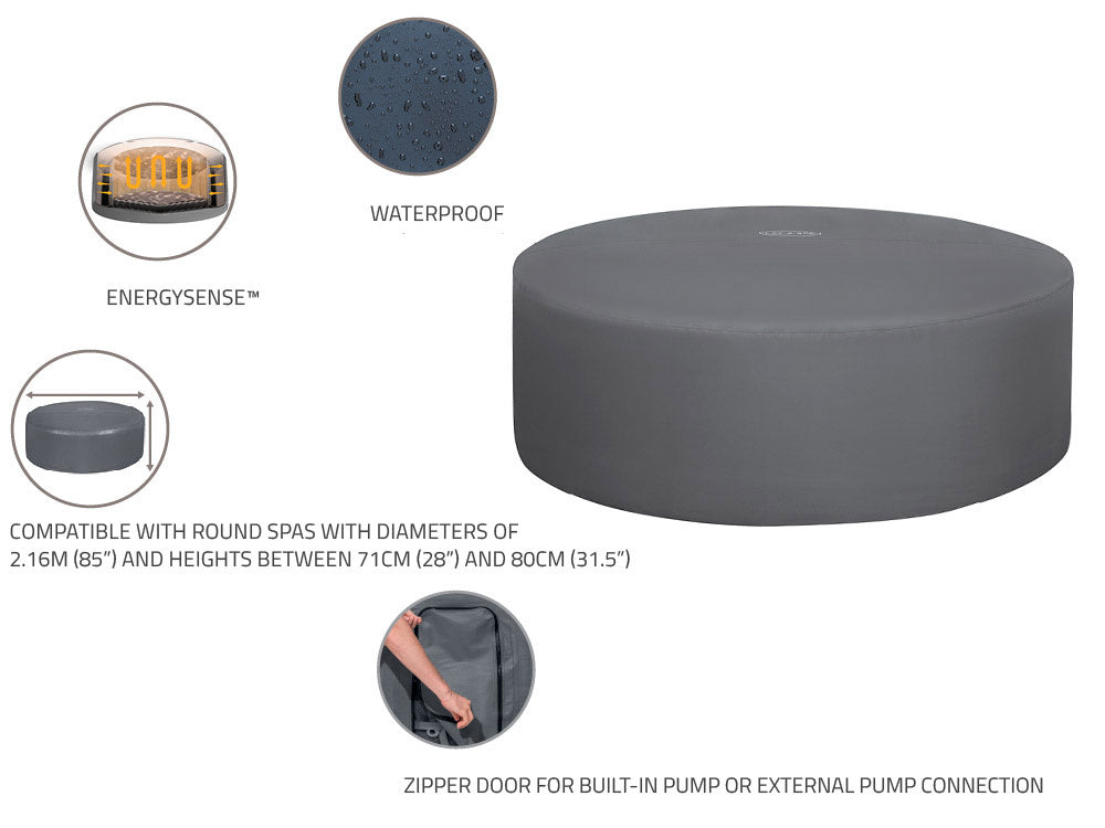 Termo užvalkalas sūkurinei voniai 216cm, Bestway 60326