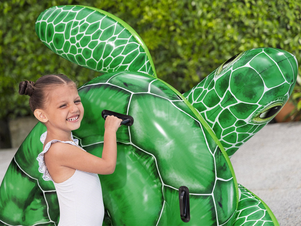 Pripučiamas vėžlio formos čiužinys su rankenomis, Bestway