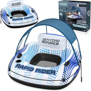 Pripučiamas ratas su atlošu ir stogeliu 123cm, Bestway 43725