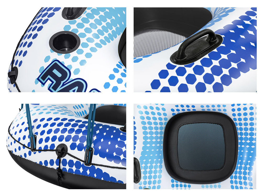 Pripučiamas ratas su atlošu ir stogeliu 123cm, Bestway 43725