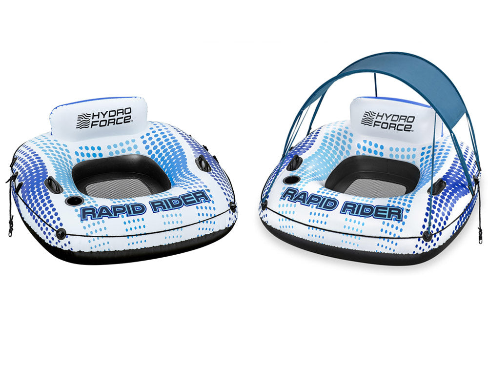 Pripučiamas ratas su atlošu ir stogeliu 123cm, Bestway 43725