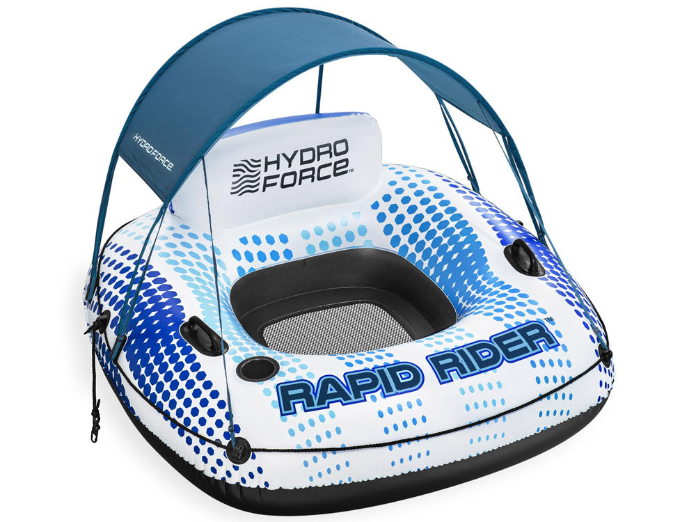 Pripučiamas ratas su atlošu ir stogeliu 123cm, Bestway 43725