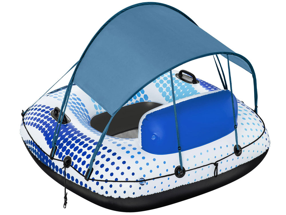 Pripučiamas ratas su atlošu ir stogeliu 123cm, Bestway 43725