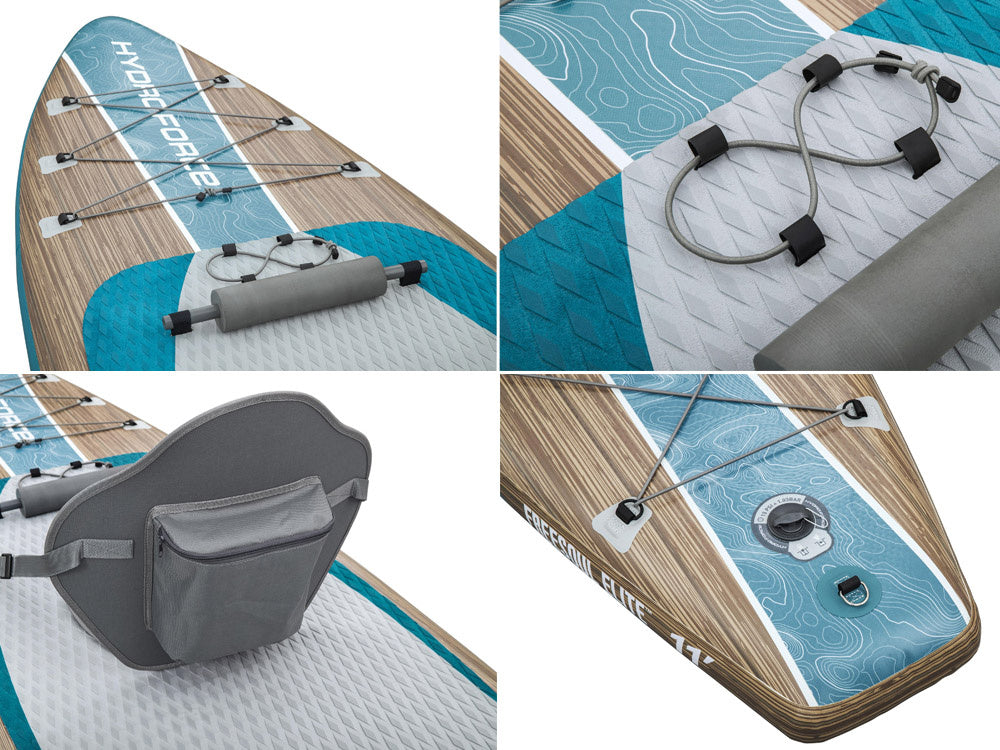 Pripučiama Hydro-Force SUP irklentė 335cmx84cmx15cm su atlošu 2in1, Bestway