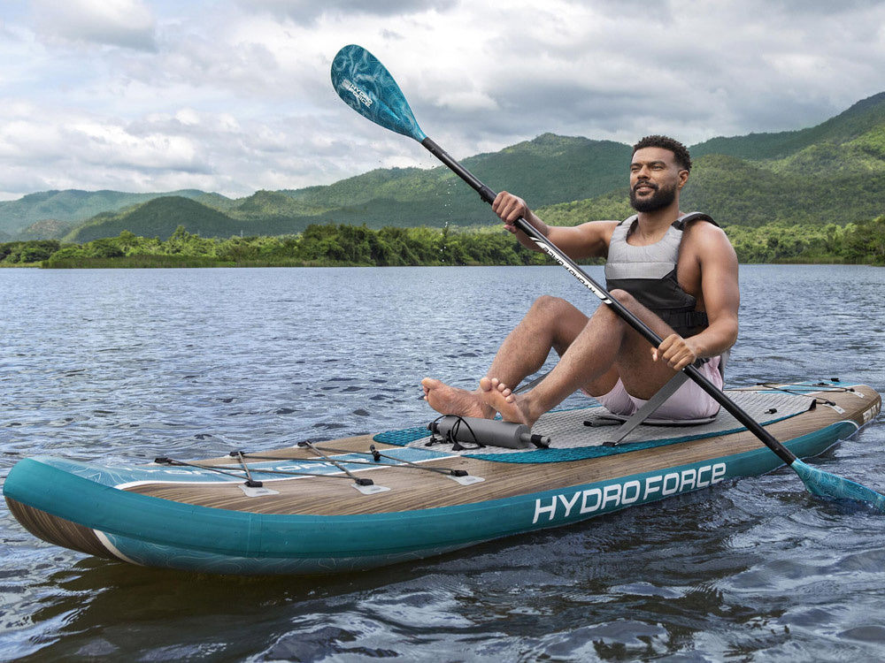 Pripučiama Hydro-Force SUP irklentė 335cmx84cmx15cm su atlošu 2in1, Bestway
