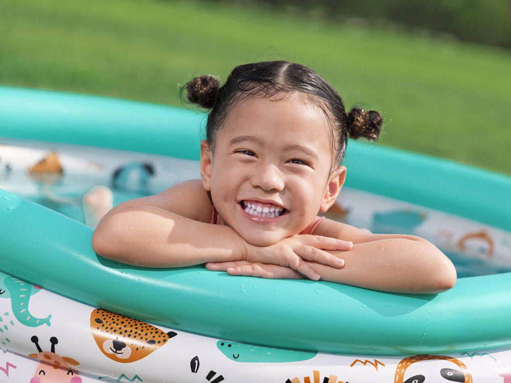 Pripučiamas baseinas vaikams 122cm „Safario gyvūnai“, Bestway