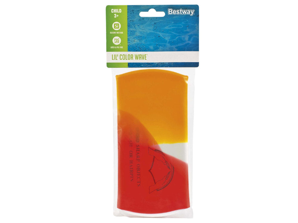 Silikoninė plaukimo kepuraitė vaikams, geltona, Bestway 26049