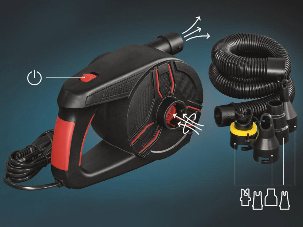 Elektrinis siurblys Powergrip PRO su 4 adapteriais,  Bestway 62247