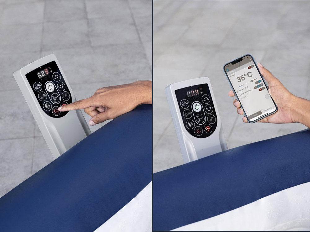 Pripučiama 4-6 asmenims sūkurinė vonia Lay-Z-Spa HAWAII su hidromasažu, Bestway