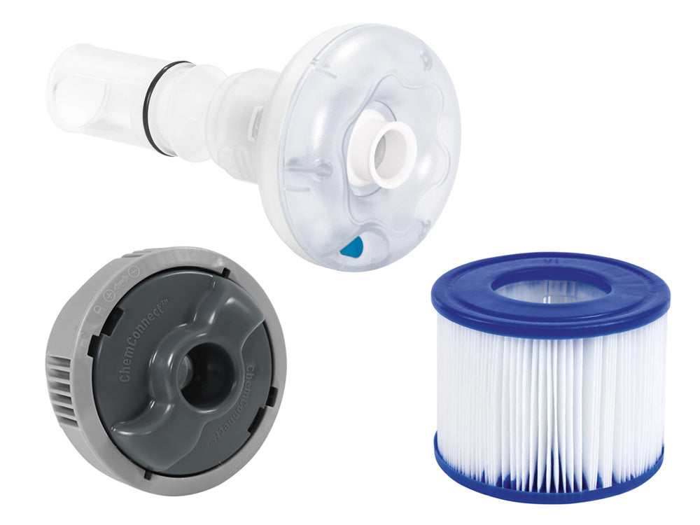 Pripučiama sūkurinė vonia „Lay-Z-Spa Maldives Pro7 2025“ su Wi-Fi ir LED, Bestway 6001U