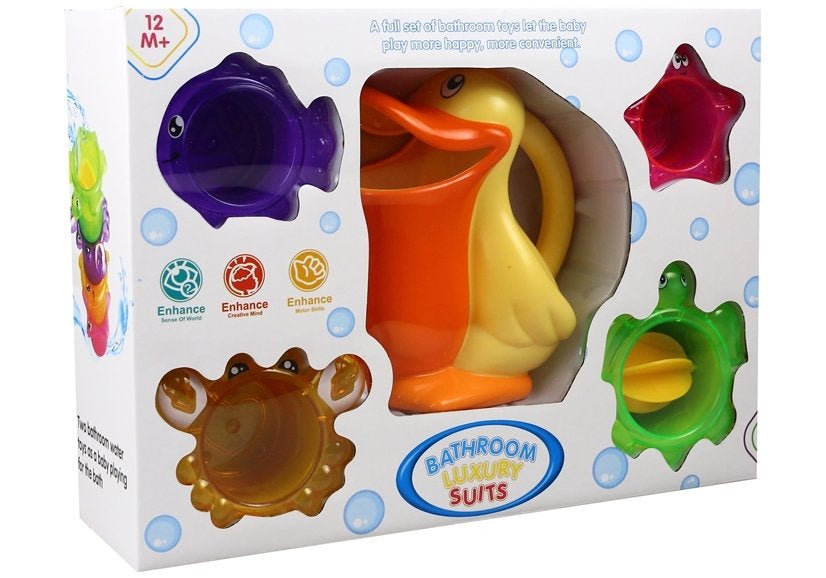 Vonios žaislai vaikams jūros gyvūnai