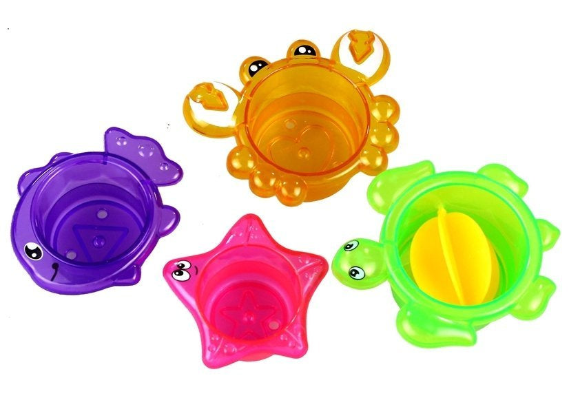 Vonios žaislai vaikams jūros gyvūnai