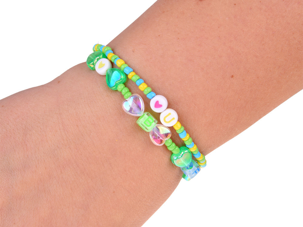 Sulankstoma papuošalų dėžutė su karoliukais ir plaukų aksesuarais