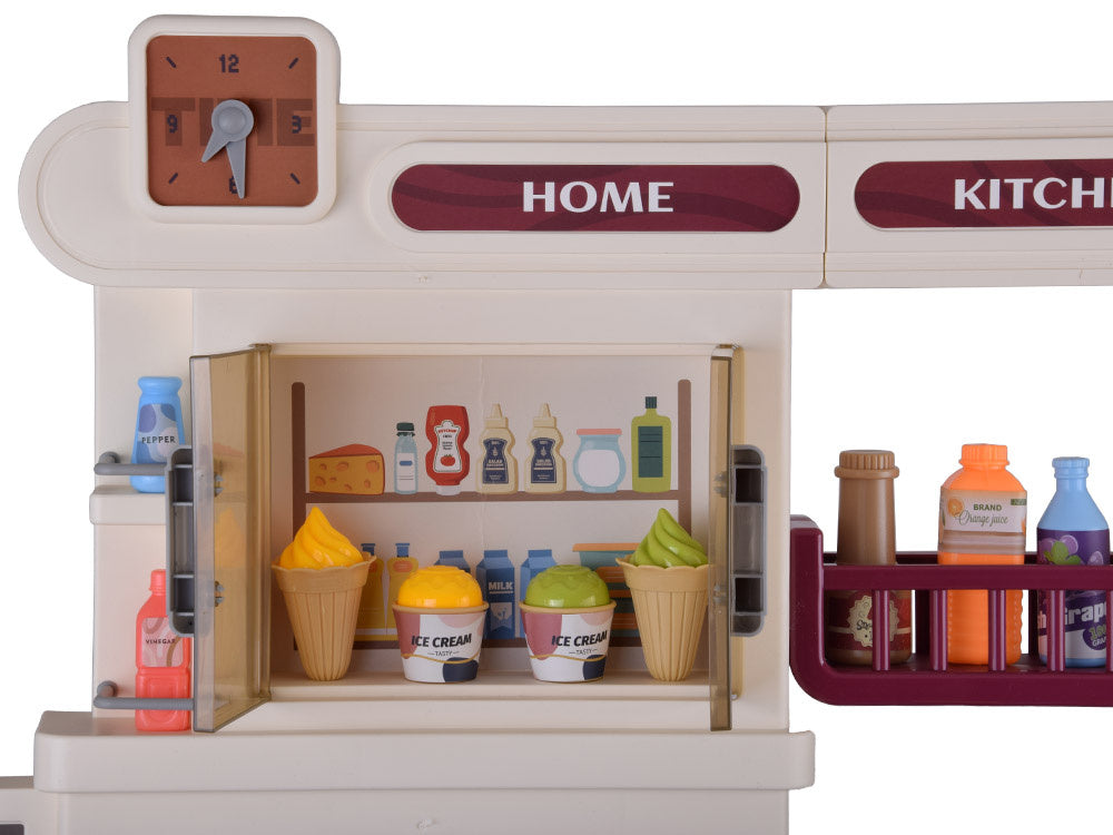 Interaktyvi virtuvė vaikams su garso ir šviesos efektais, mėlynas