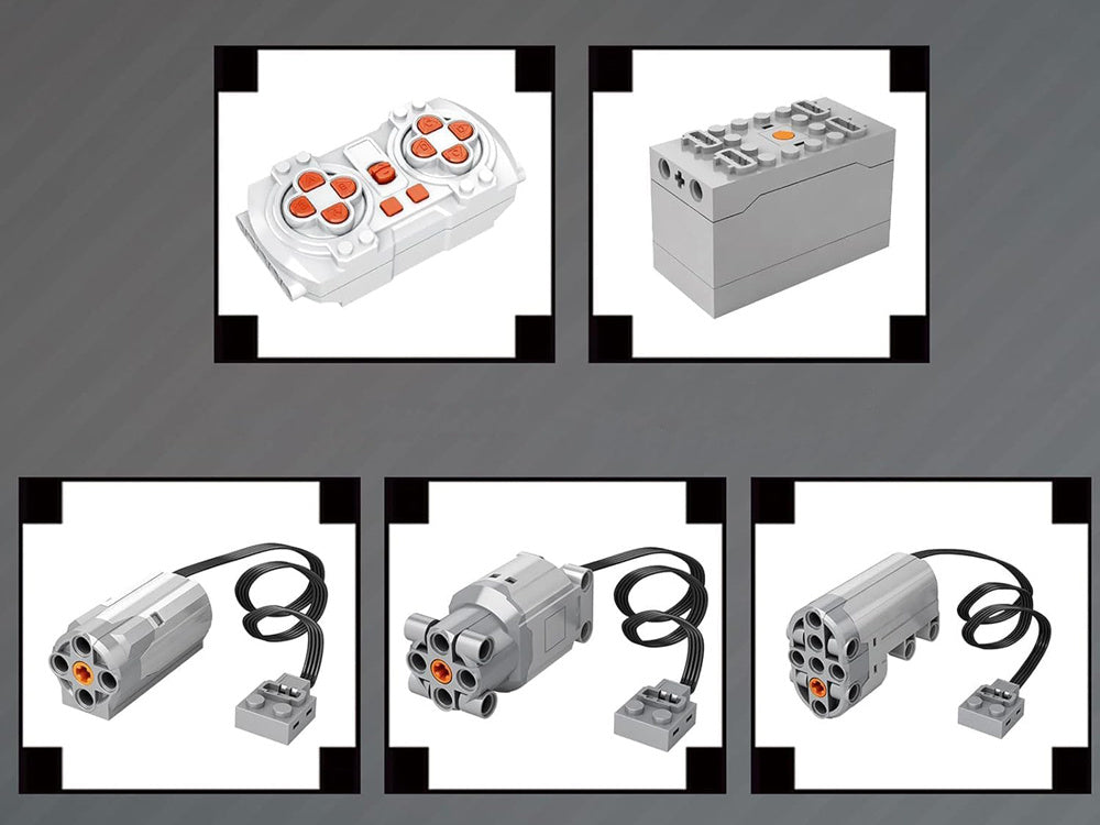 Nuotoliniu būdu valdomo šakinio krautuvo konstruktoriaus rinkinys 722 el.