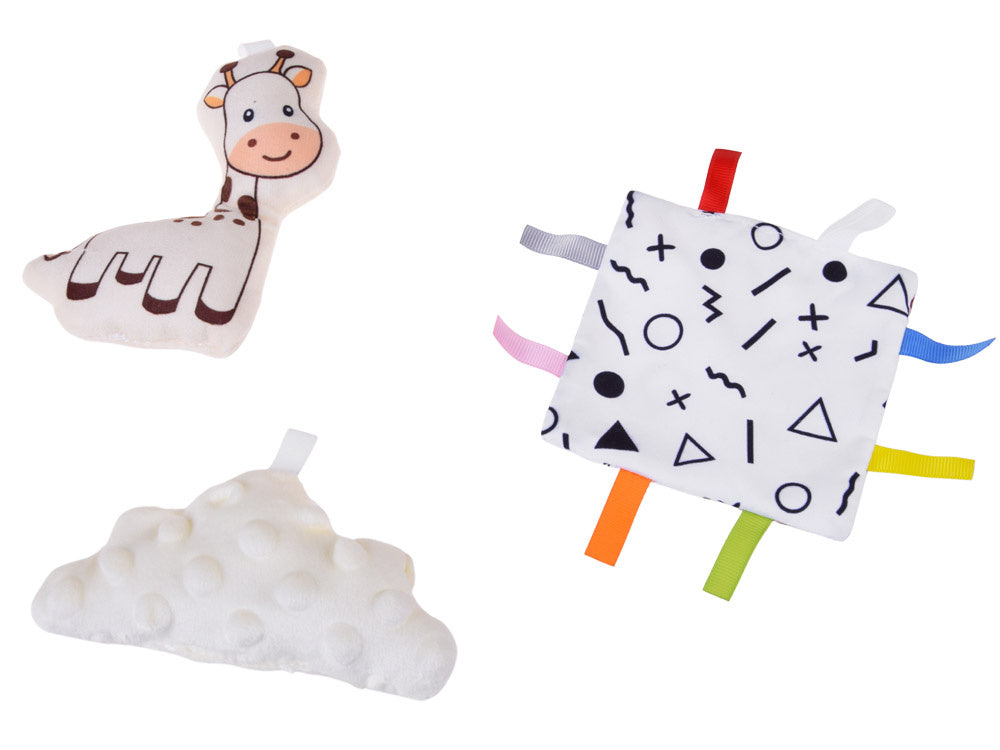 Edukacinis žaidimų kilimėlis su arka ir kontrastine knygele