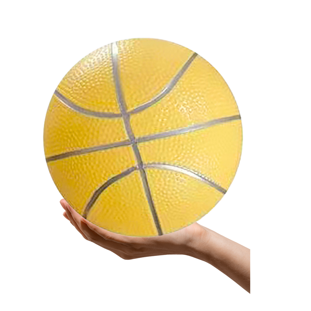 Krepšinio kamuolys 20 cm, geltonas