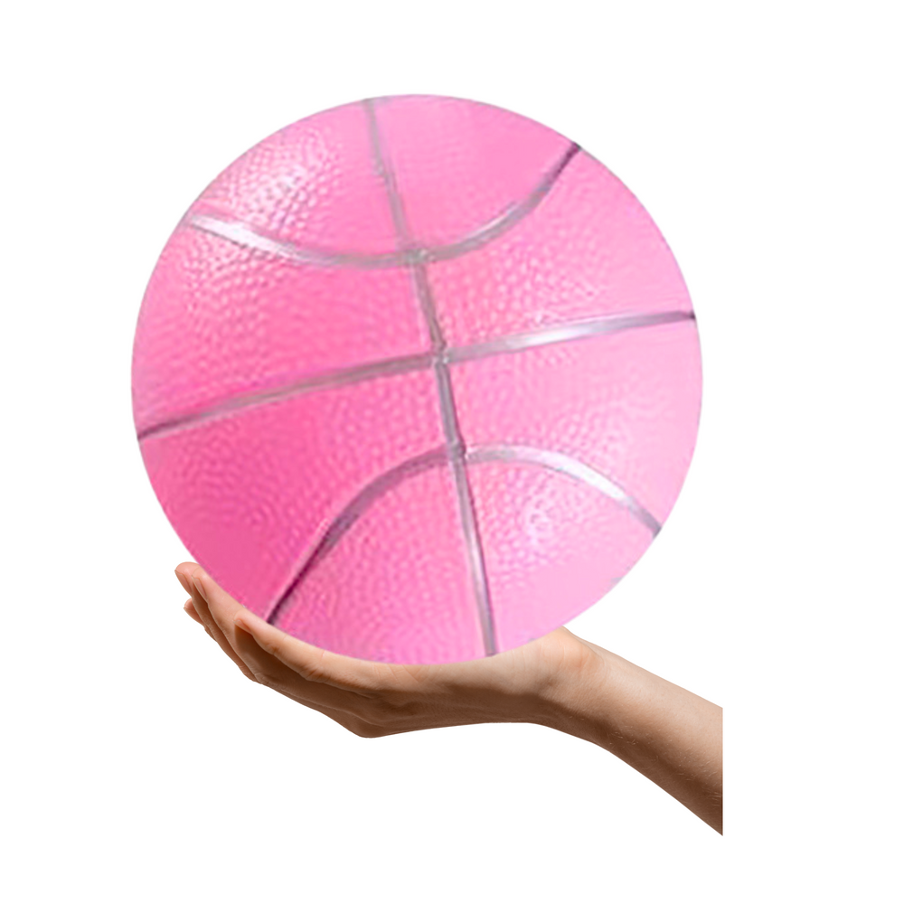 Krepšinio kamuolys 20 cm, rožinis
