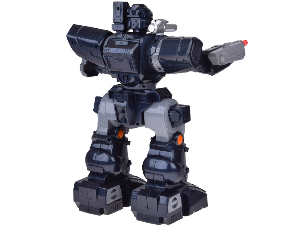 Nuotoliniu būdu valdomas interaktyvus policijos robotas