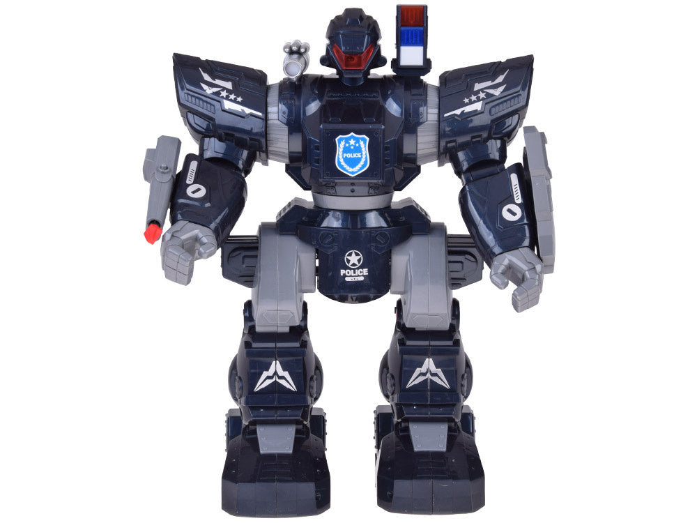 Nuotoliniu būdu valdomas interaktyvus policijos robotas