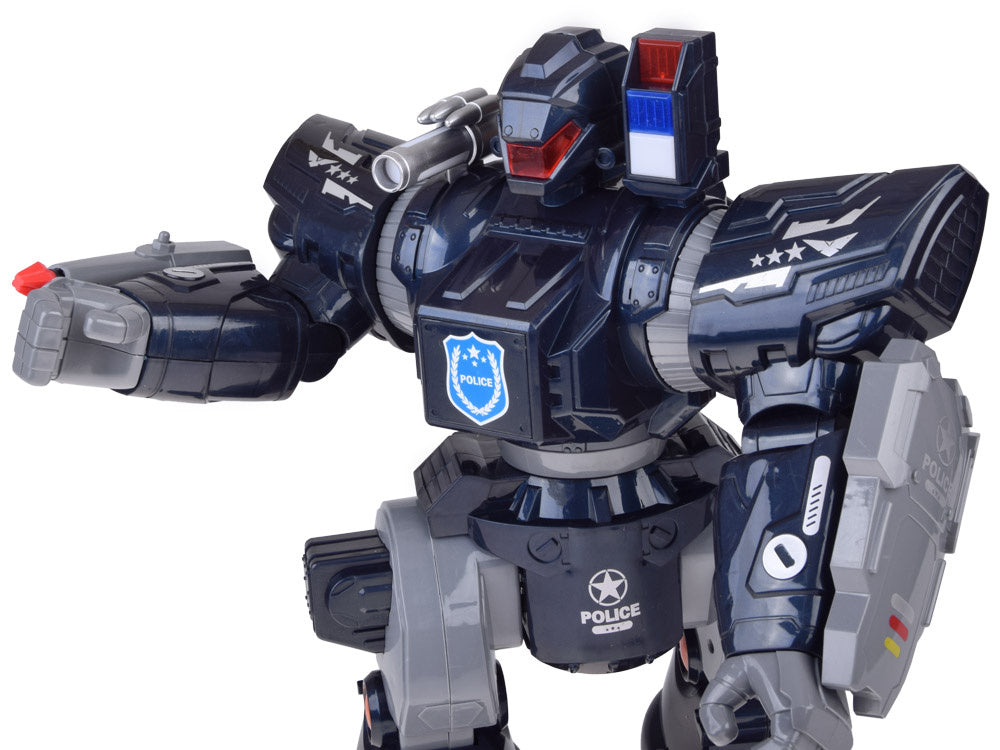 Nuotoliniu būdu valdomas interaktyvus policijos robotas