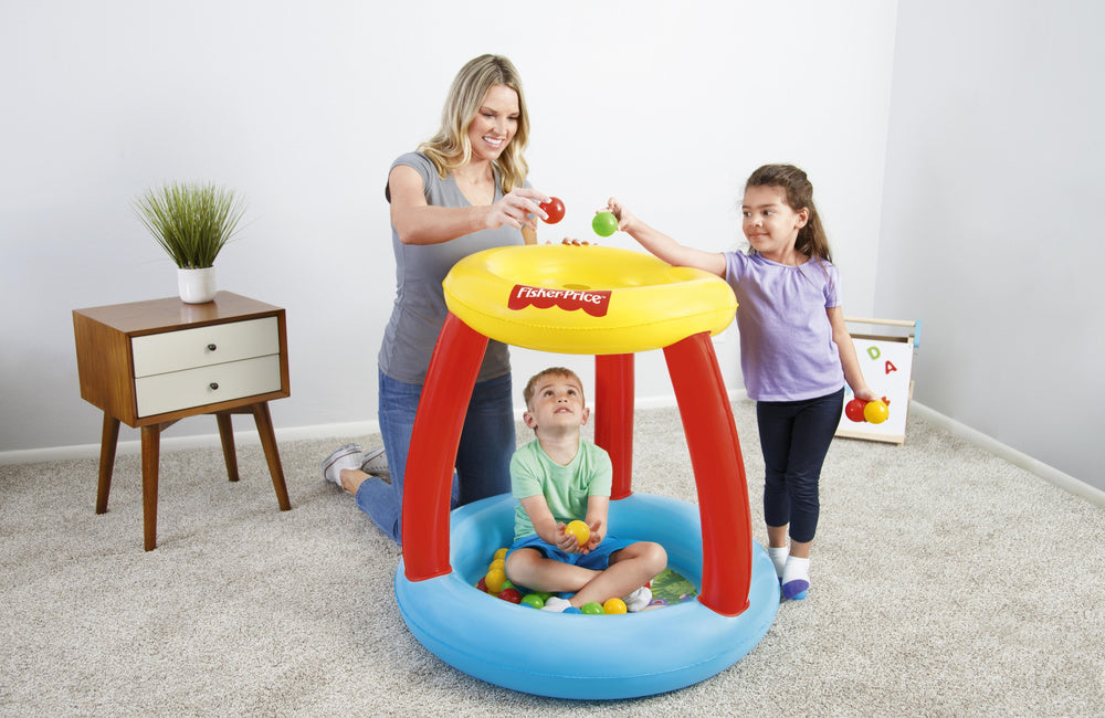 Pripučiamas baseinas vaikams su kamuoliukais Fisher-Price, Bestway 93541
